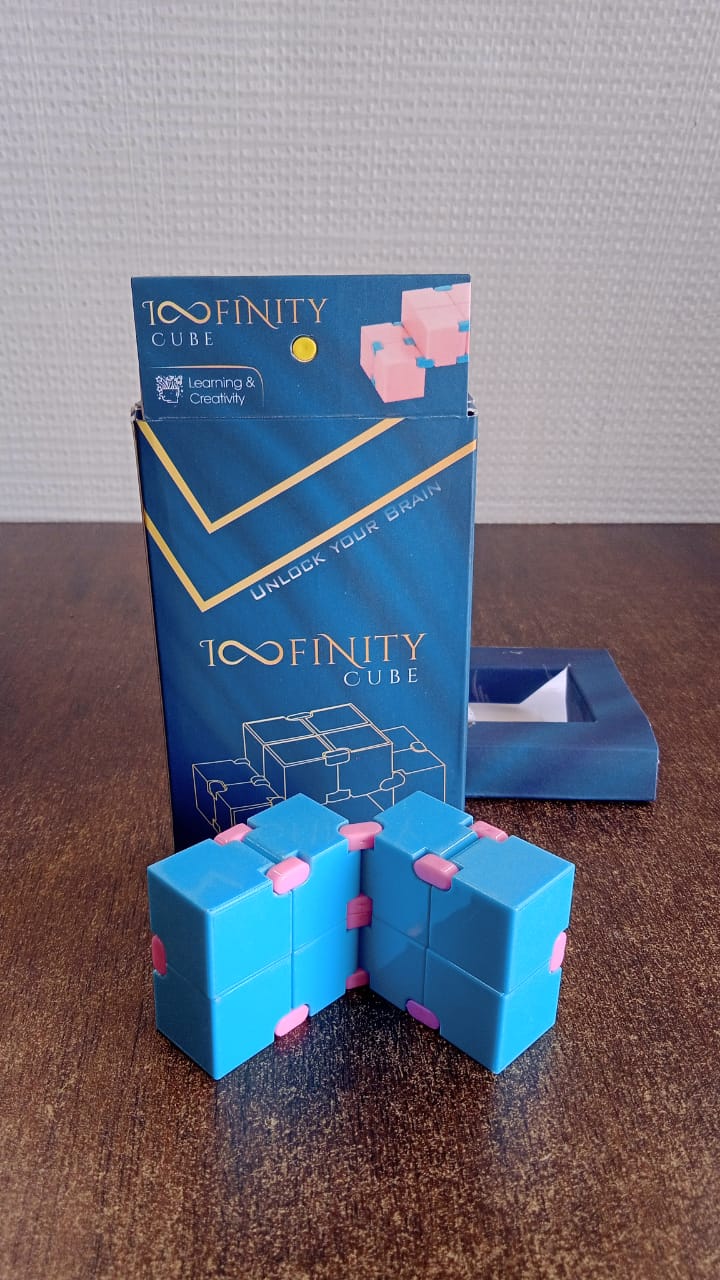 Infinity Cube Fidget Toy Stress Relief Hand Puzzle for Kids & Adults 1 Pc Infinity Cube Fidget Toy Stress Relief Hand Puzzle for Kids & Adults 1 Pc
